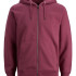 Толстовка JJESOFT BASIC SWEAT ZIP HOOD NOOS 12191895-Hawthorn Rose-Fit:REG FIT Jack&Jones L Бордовий 12191895-Hawthorn Rose-Fi
