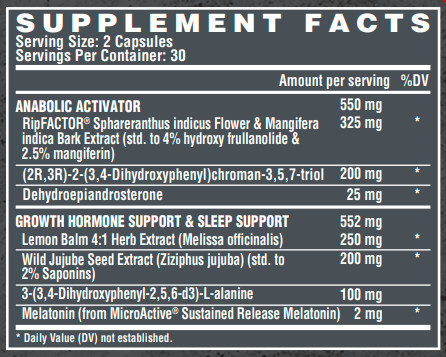 Капсули Anabol Hardcore PM - 60 liquid caps 100-62-3750073-20