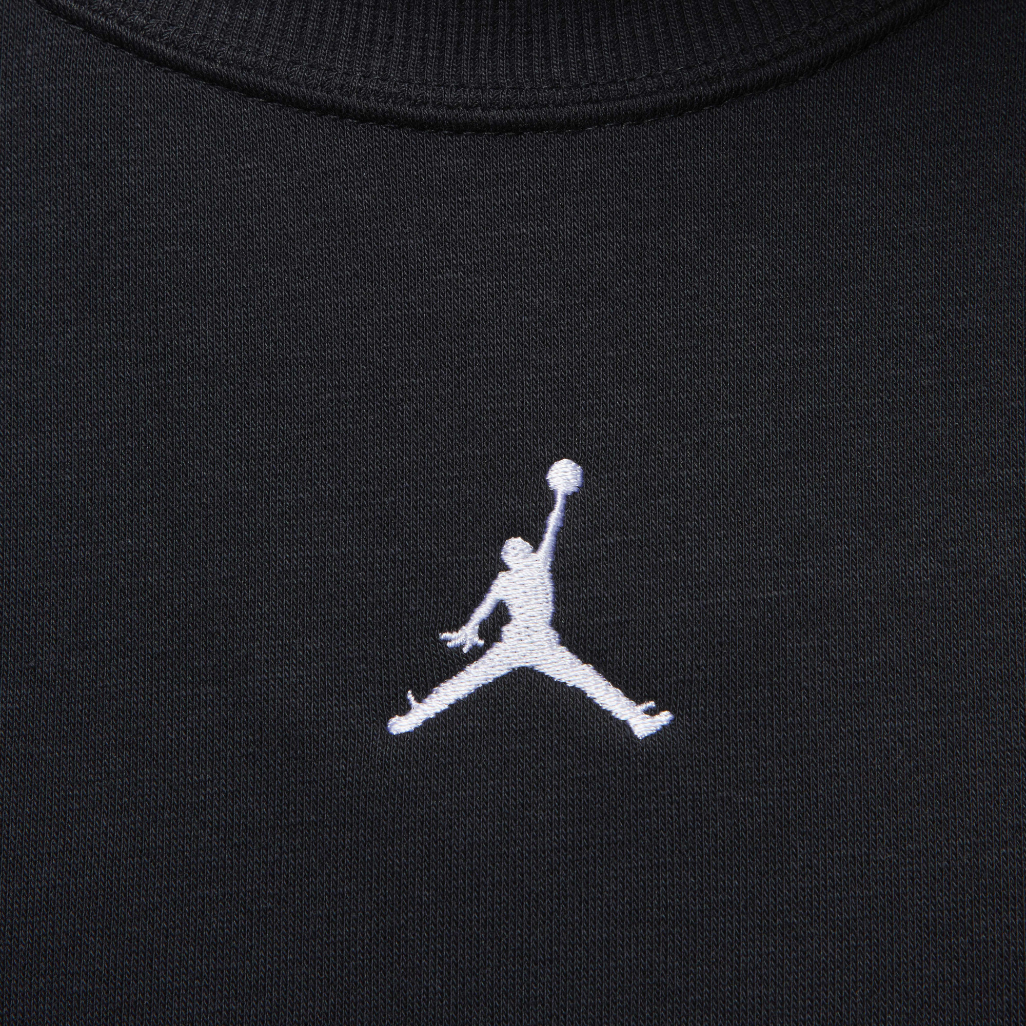 Світшот Air Jordan Brooklyn Fleece WomenS Crew-Neck Sweatshirt Black FV7086-010