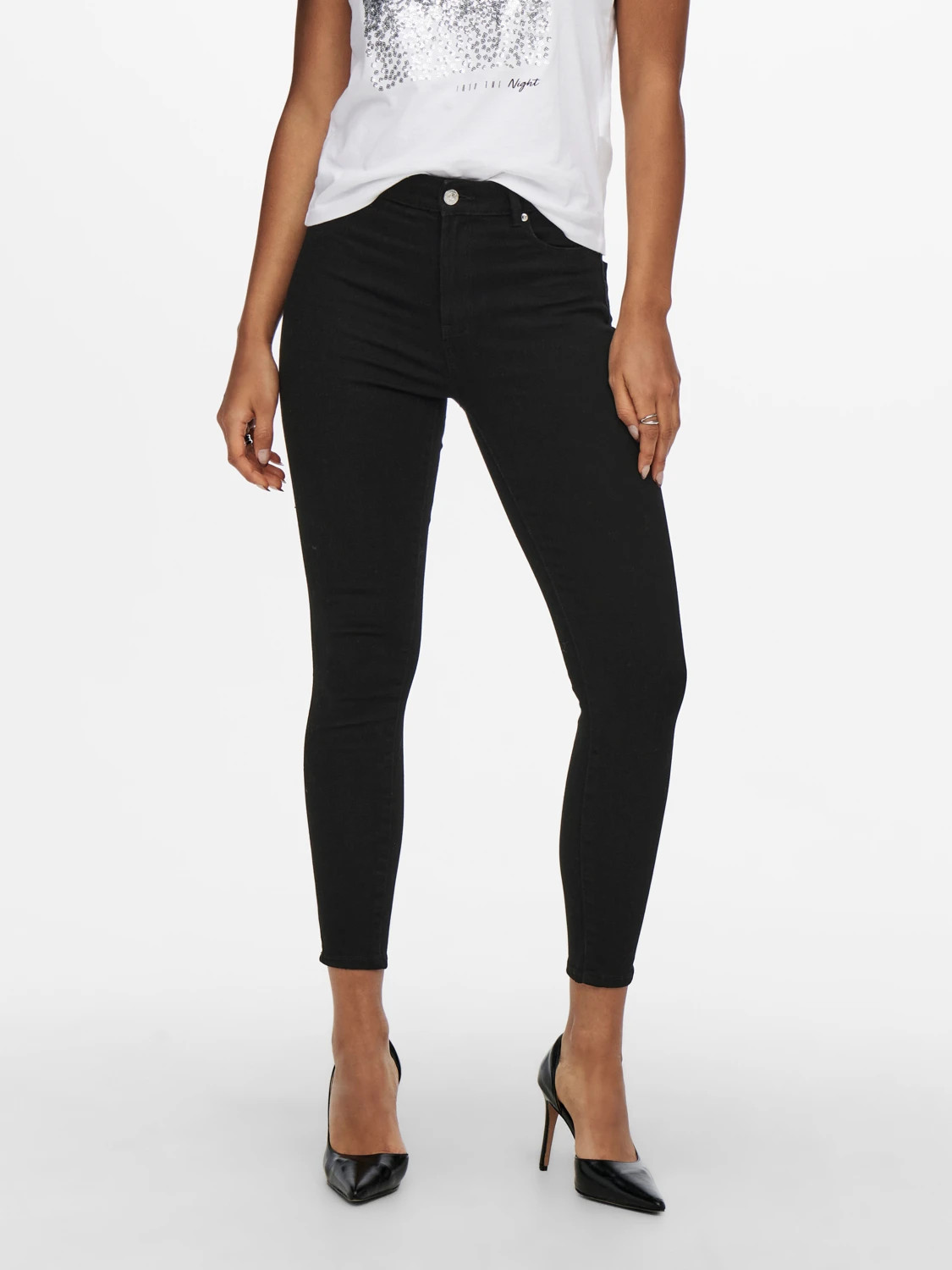 Джинси ONLOPTION SUPER HW SK ANK BB BJ632 15208617-Black Denim ONLY 26/32 Чорний 15208617-Black Denim