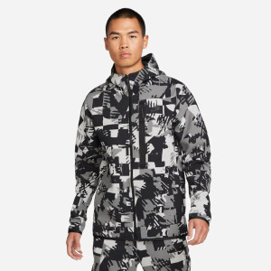 Толстовка Nike M NSW TCH FLC AOP FZ HOODIE DM6456-077