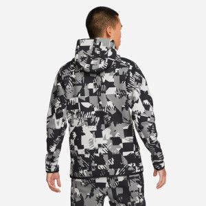 Толстовка Nike M NSW TCH FLC AOP FZ HOODIE DM6456-077