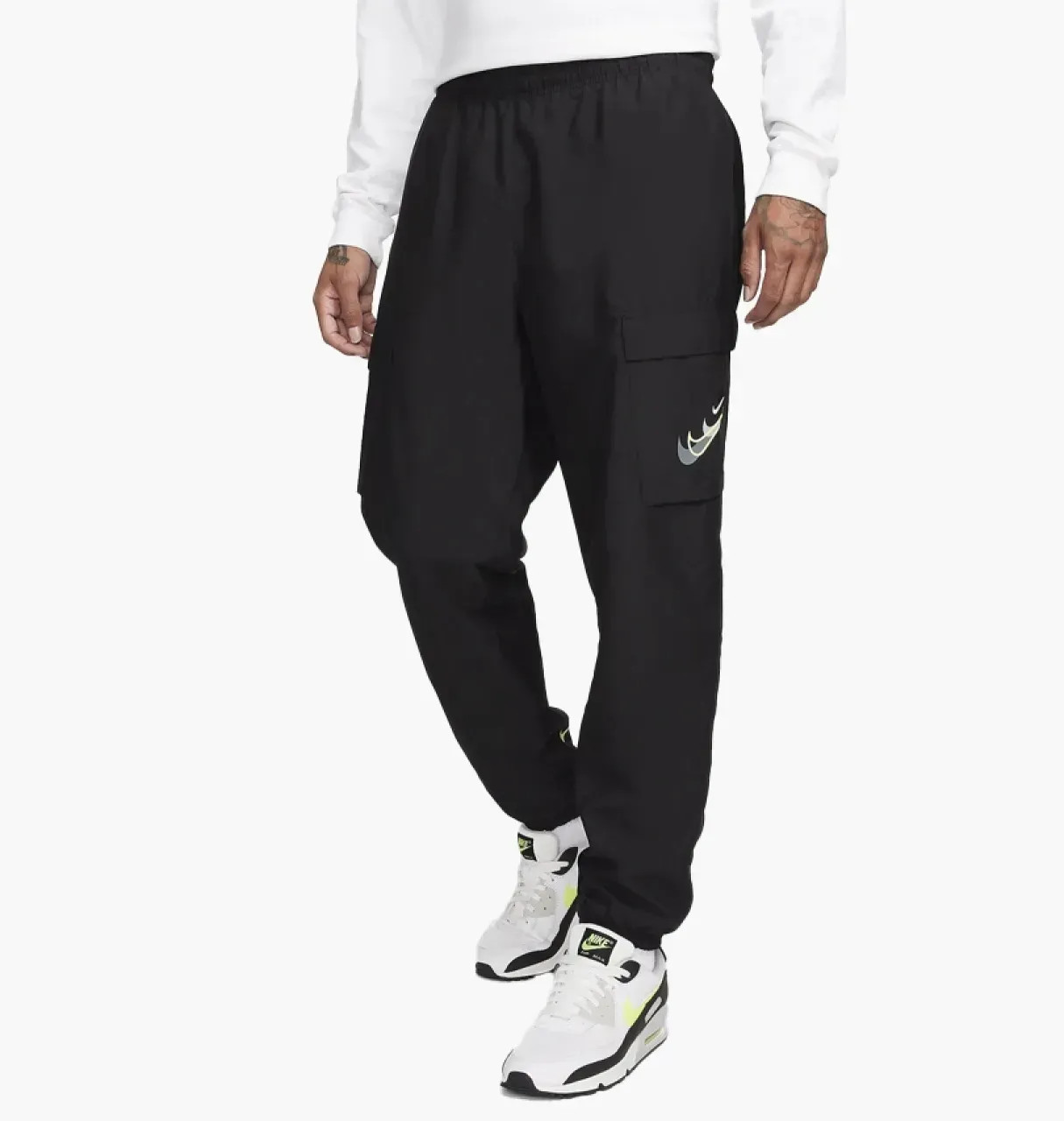 Штани Nike Wolven Cargo (чорні) FZ0206-010