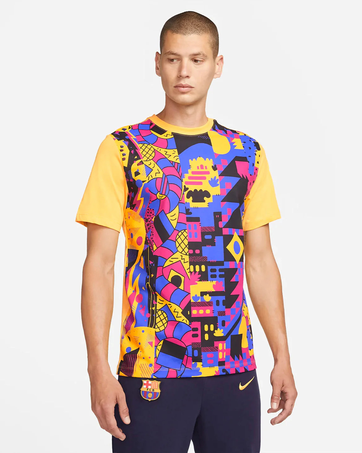 Футболка чоловіча Nike F.C. Barcelona Tee Multi DC0873-726