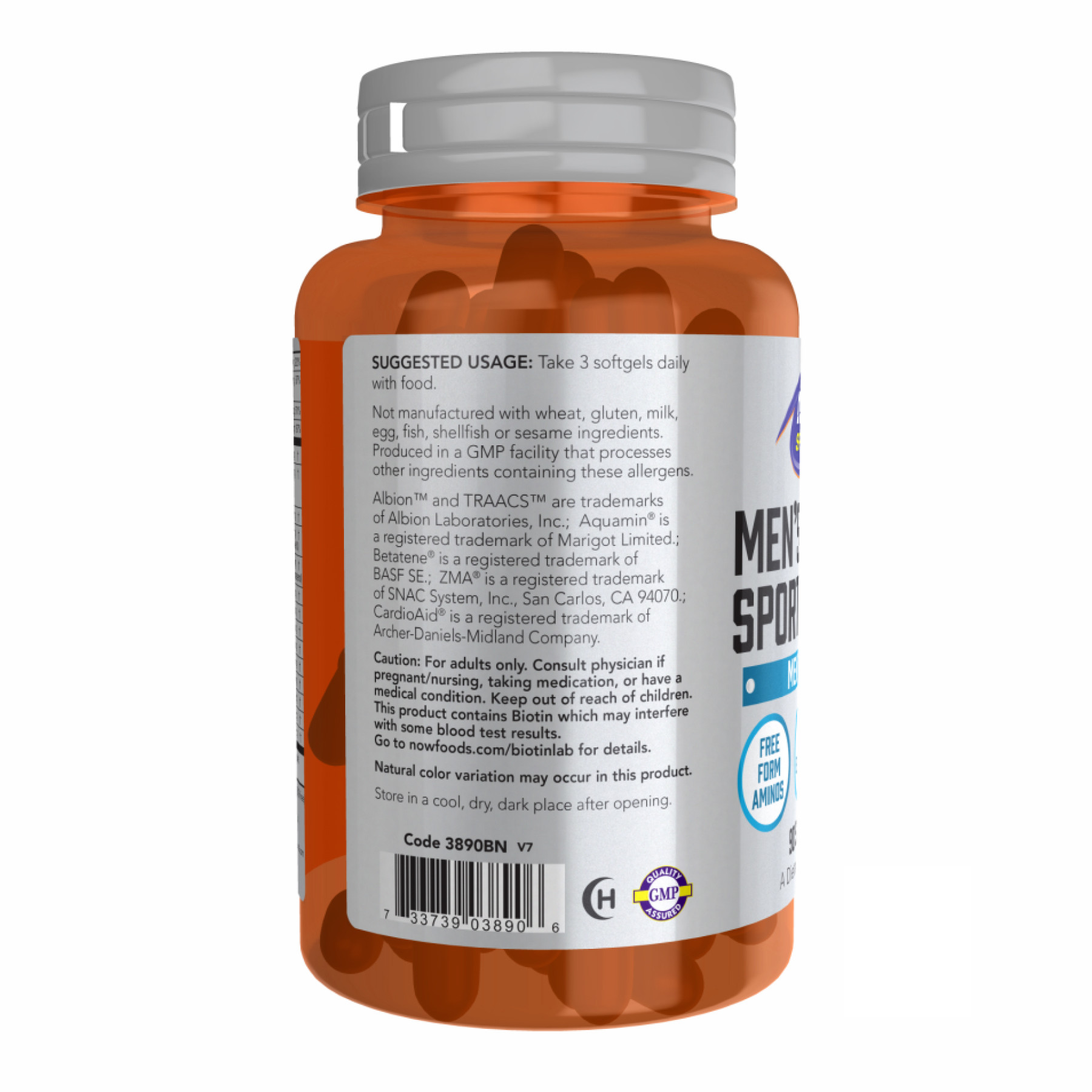Софт гелеві капсули Men's Active Sports Multi - 90 softgels 100-77-5227223-20