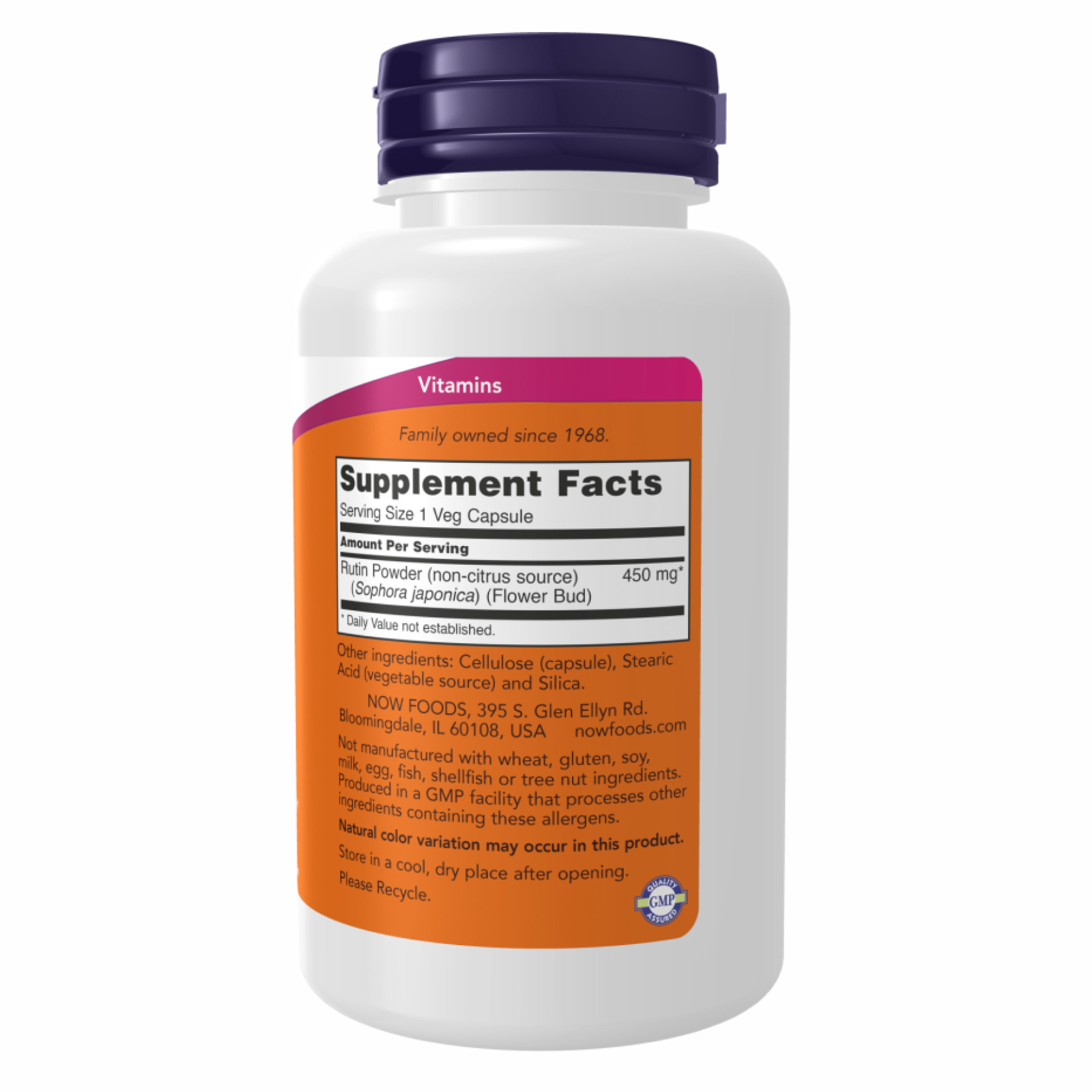 Капсули Rutin 450 mg - 100 vcaps 100-97-2855344-20