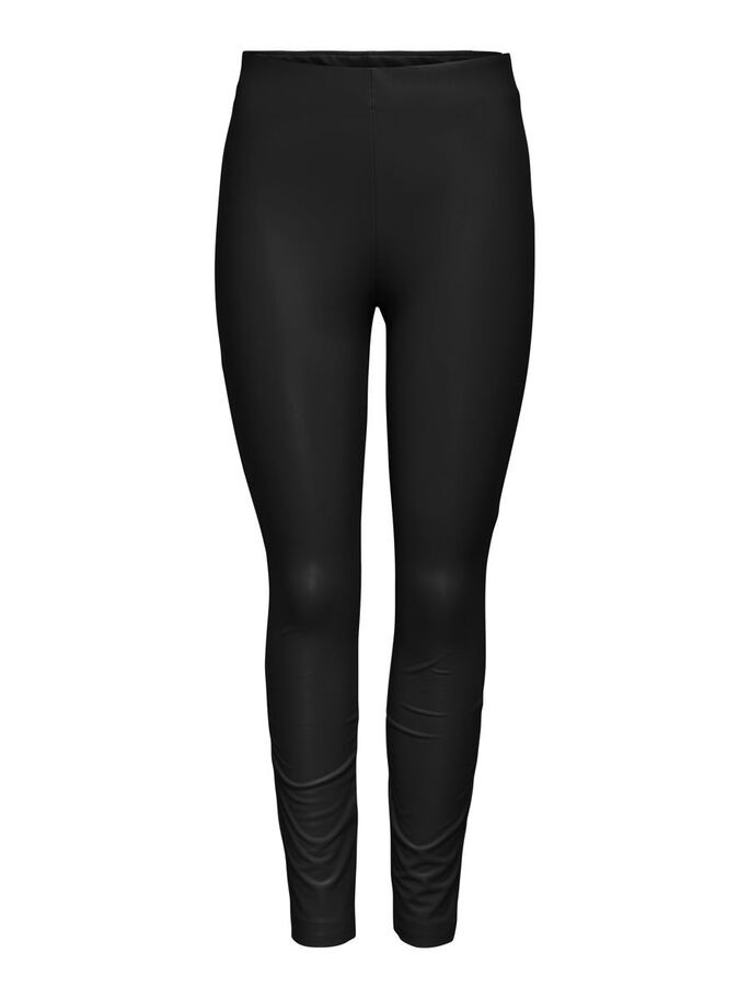 Лосини ONLHANNA FAUX LEATHER HW LEGGING CC OTW 15244250-Black ONLY L Чорний 15244250-BLACK