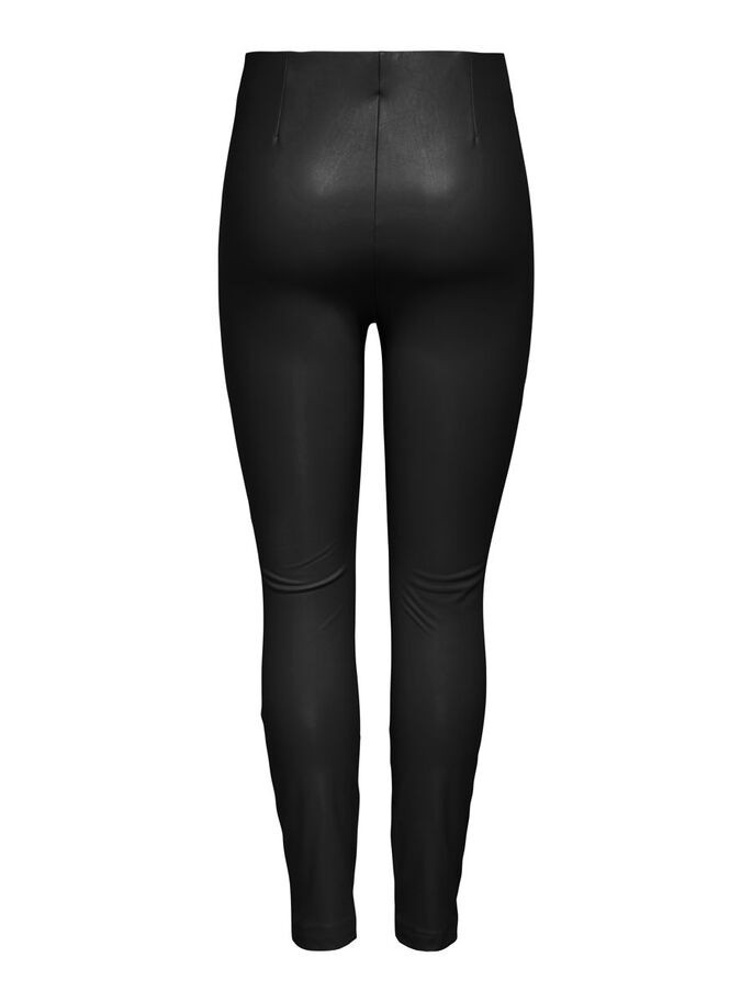 Лосини ONLHANNA FAUX LEATHER HW LEGGING CC OTW 15244250-Black ONLY L Чорний 15244250-BLACK