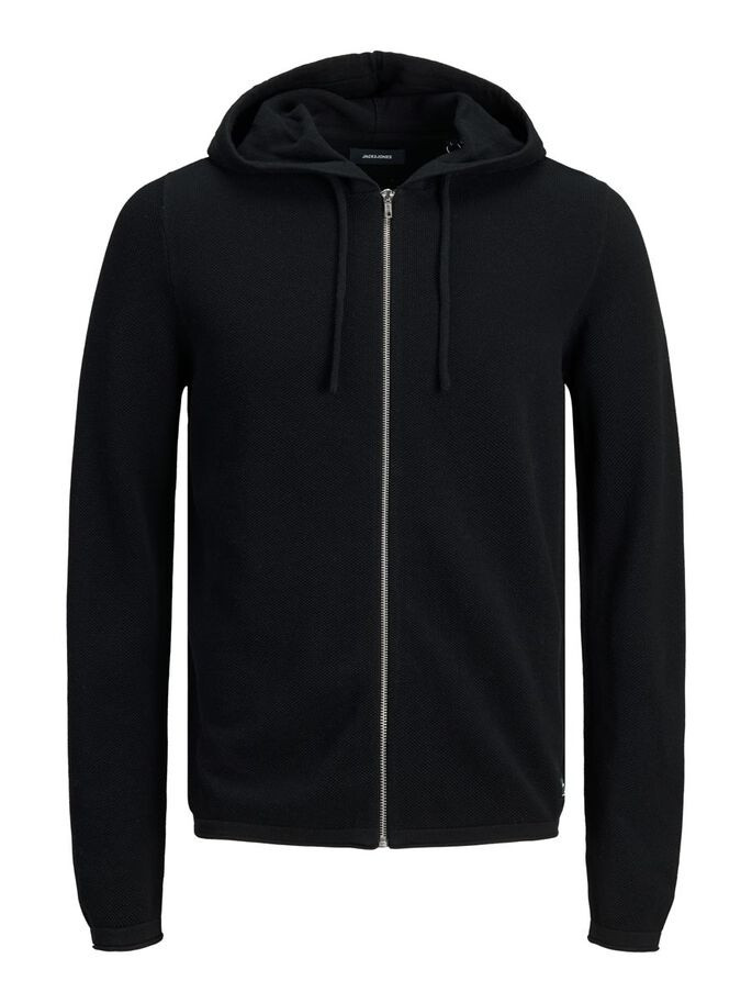 Пуловер JJEHILL KNIT CARDIGAN NOOS 12190154-Black Jack&Jones S Чорний 12190154-Black
