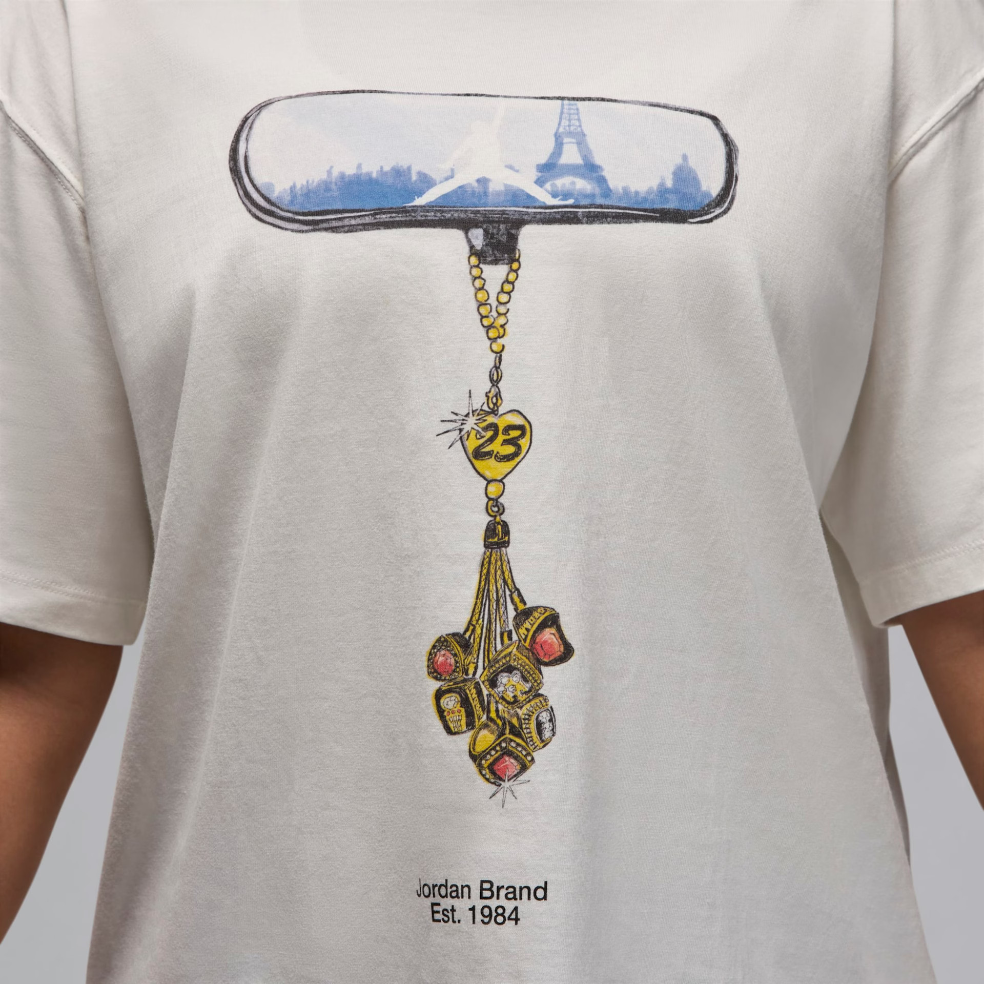 Футболка Jordan W SS GF GFX TEE PRS HF2861-133