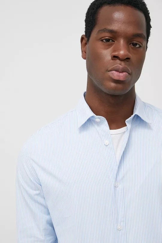 Сорочка JJJOE SHIRT LS STRIPE 12199964-Cashmere Blue-Stripes:/SLIM Jack&Jones L Блакитний 12199964-Cashmere Blue-St