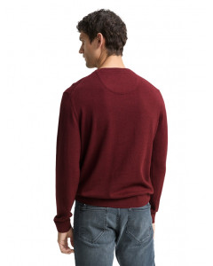 Кофта NOS Pulover 1039810-39101 Tom Tailor XXL Бордовий 1039810-39101