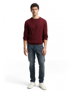 Кофта NOS Pulover 1039810-39101 Tom Tailor XXL Бордовий 1039810-39101