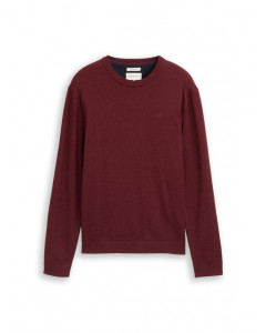 Кофта NOS Pulover 1039810-39101 Tom Tailor XXL Бордовий 1039810-39101