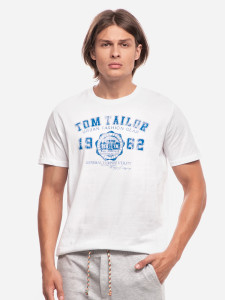 Футболка 1008637-20000 Tom Tailor L Білий 1008637-20000