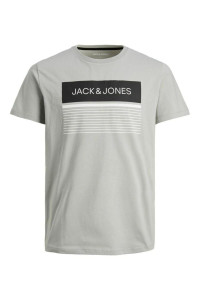 Футболка JJTRAVIS TEE SS CREW NECK 12221009-Wrought Iron Jack&Jones L Сірий 12221009-WROUGHT IRON