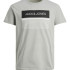 Футболка JJTRAVIS TEE SS CREW NECK 12221009-Wrought Iron Jack&Jones L Сірий 12221009-Wrought Iron