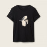 Футболка T-shirt with a print 1041569ХХ14482 Tom Tailor L Чорний 1041569ХХ14482