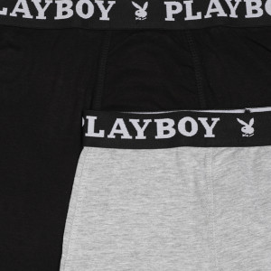 Труси-боксери Набір з 2 Playboy ANNYA PLAYBOY BOXERSHORT чорний, сірий Чол L ANNYA-24