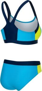 Купальник роздільний для жінок Aqua Speed NAOMI 7109 блакитний, жовтий, чорний Жін 34 460-284
