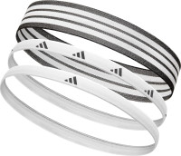 Пов'язка на голову Adidas Hairbands Monochrome 3pk чорний, білий Уні One Size ADAC-16162