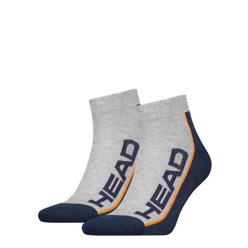 Шкарпетки Head Stripe Quarter 2-Pack синій, сірий Уні 35-38 781009001-870