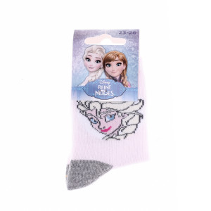 Шкарпетки FROZEN ANNA пурпурний, сірий Діт 19-22 арт 43890747-3 43890747-3