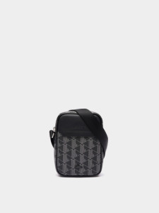 Сумка чоловіча Lacoste Coated Canvas Small Flat Crossbody Bag Black NH4410LXH45 MISC NH4410LXH45