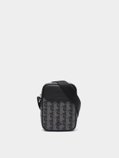 Сумка чоловіча Lacoste Coated Canvas Small Flat Crossbody Bag Black NH4410LXH45 MISC NH4410LXH45
