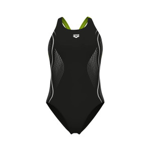 Купальник Arena GRID SWIMSUIT V BACK GRAPHIC 010263-560