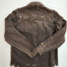 Світшот zara OVERDYED DENIM OVERSHIRT brown 1538/370/099