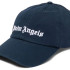 Бейсболка Palm Angels Classic Logo Cap Navy Blue/White PMLB003C99FAB0014601