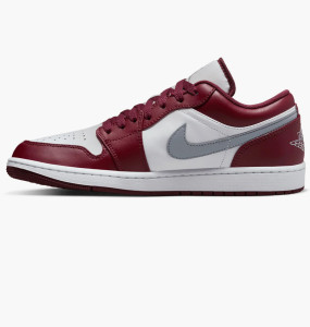 Кросівки Jordan 1 Low White Bordeaux 553558-615