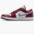 Кросівки Jordan 1 Low White Bordeaux 553558-615