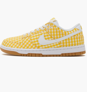 Кросівки Nike Dunk Low Yellow Gingham (W) DZ2777-700