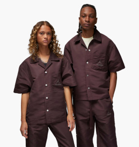 Сорочка Air Jordan X A Ma Maniére MenS Warm-Up Shirt Bordo DV7460-263