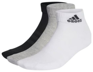 Шкарпетки Adidas C SPW ANK 3P білий, чорний, сірий Уні L (43-45) IC1281