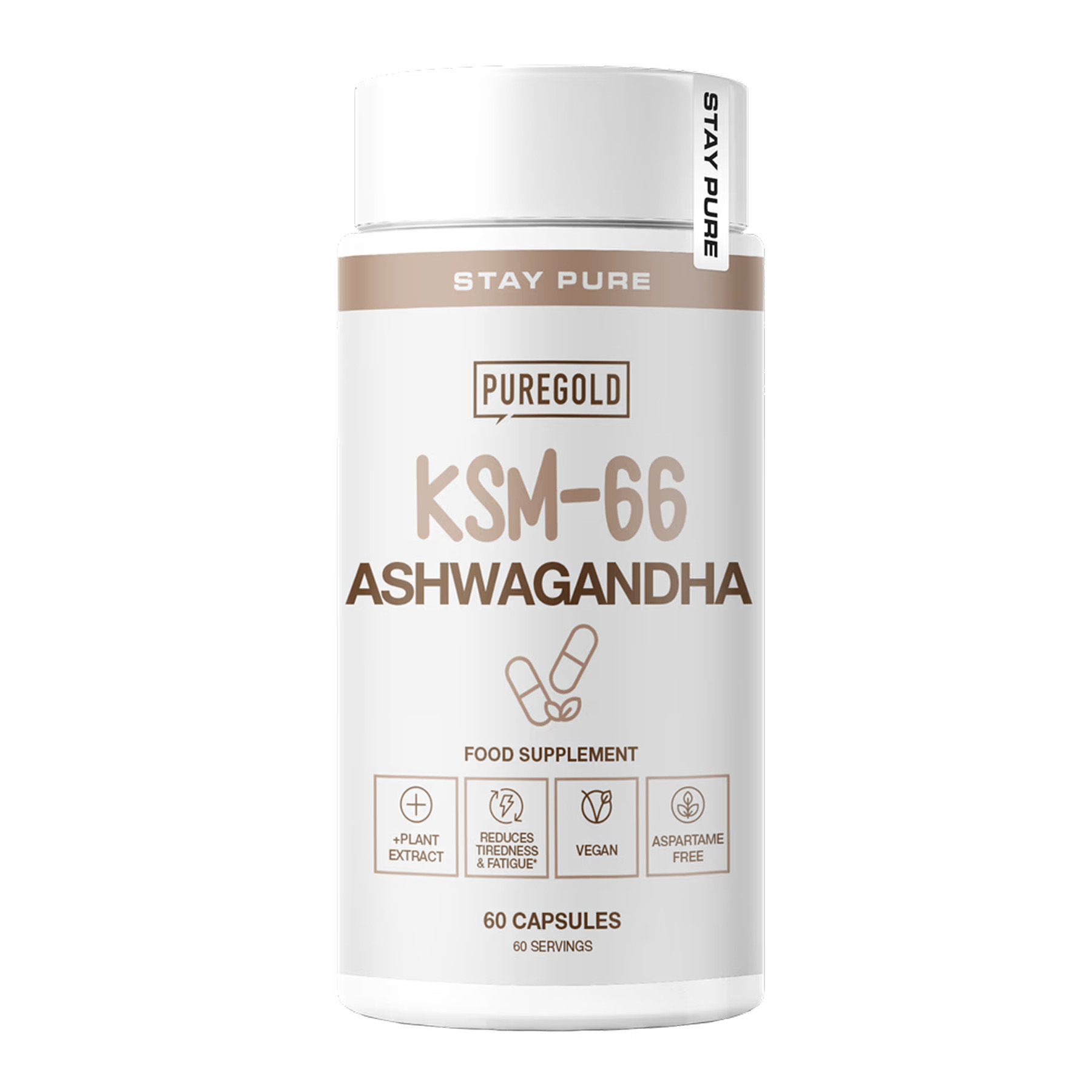 Капсули Pure Gold KSM-66 Ashwagandha - 60 caps 2023-10-6044