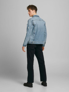 Куртка джинсова JJIJEAN JJJACKET NA 041 12183302 Blue Denim Jack&Jones M Блакитний 12183302BLUEDENIM