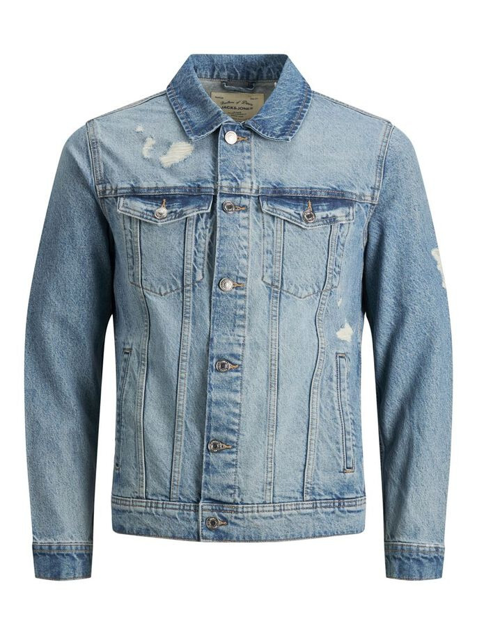 Куртка джинсова JJIJEAN JJJACKET NA 041 12183302 Blue Denim Jack&Jones M Блакитний 12183302BlueDenim