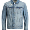 Куртка джинсова JJIJEAN JJJACKET NA 041 12183302 Blue Denim Jack&Jones M Блакитний 12183302BLUEDENIM