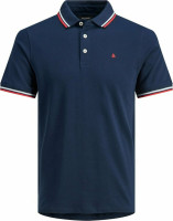 Поло JJEPAULOS POLO SS NOOS 12136668 Navy Blazer Jack&Jones S Темно-синій 12136668NavyBlazer