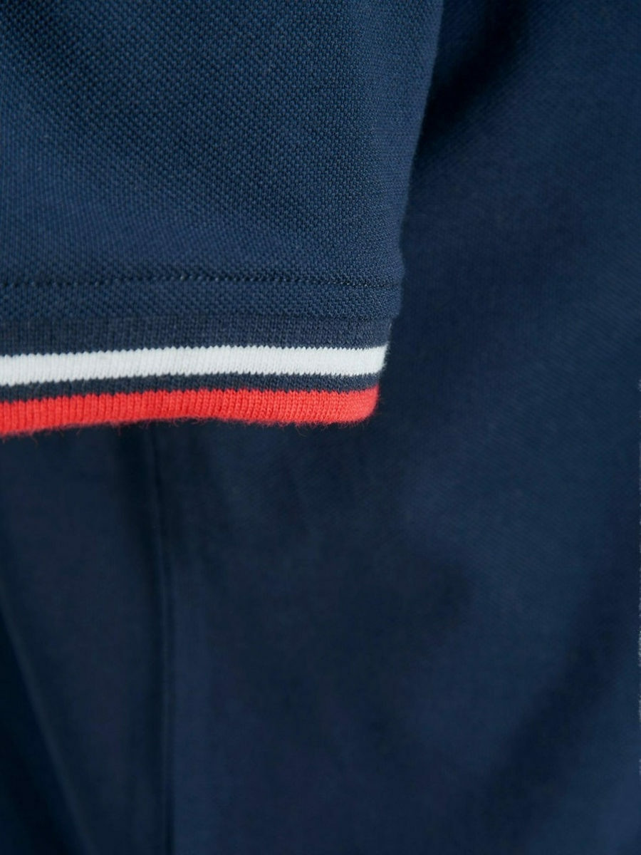 Поло JJEPAULOS POLO SS NOOS 12136668 Navy Blazer Jack&Jones S Темно-синій 12136668NavyBlazer
