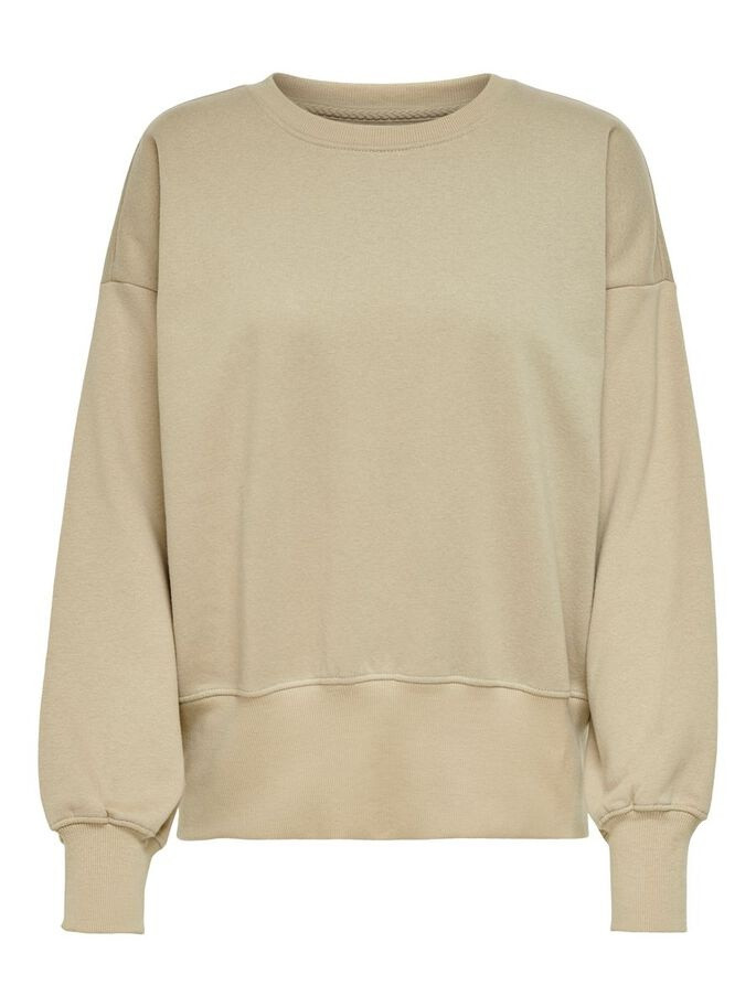 Кофта ONLGIA L/S SWEAT SWT 15229725 Silver Mink ONLY L Пісочний 15229725SilverMink