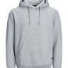 Толстовка JJESOFT SWEAT HOOD NOOS 12161145 Light Grey Melange Jack&Jones L Сірий 12161145LIGHTGREYMELA