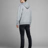 Толстовка JJESOFT SWEAT HOOD NOOS 12161145 Light Grey Melange Jack&Jones L Сірий 12161145LIGHTGREYMELA