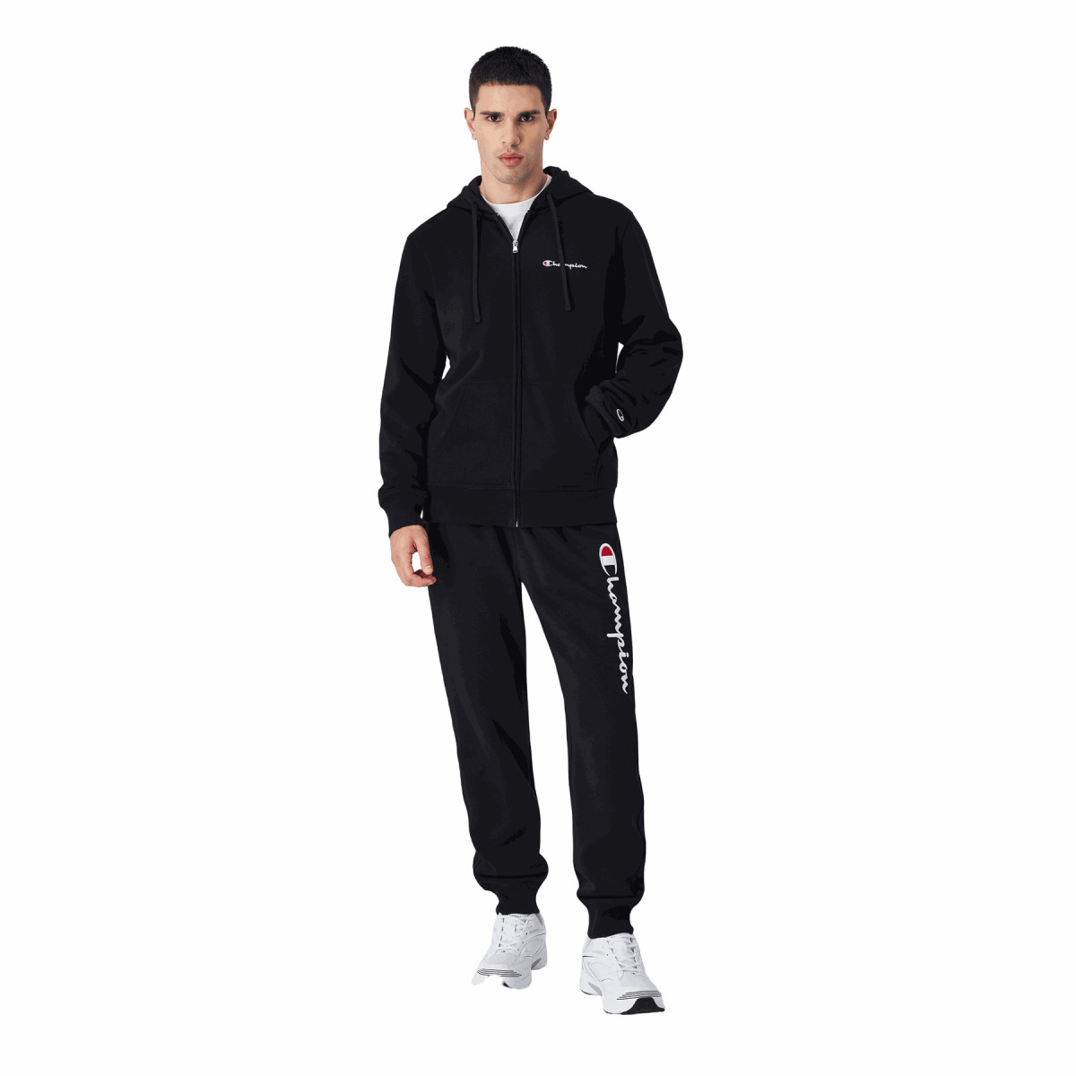 Толстовка FULL ZIP HOODIE SWEATSHIRT 220260-KK001 Champion L Чорний 220260-KK001