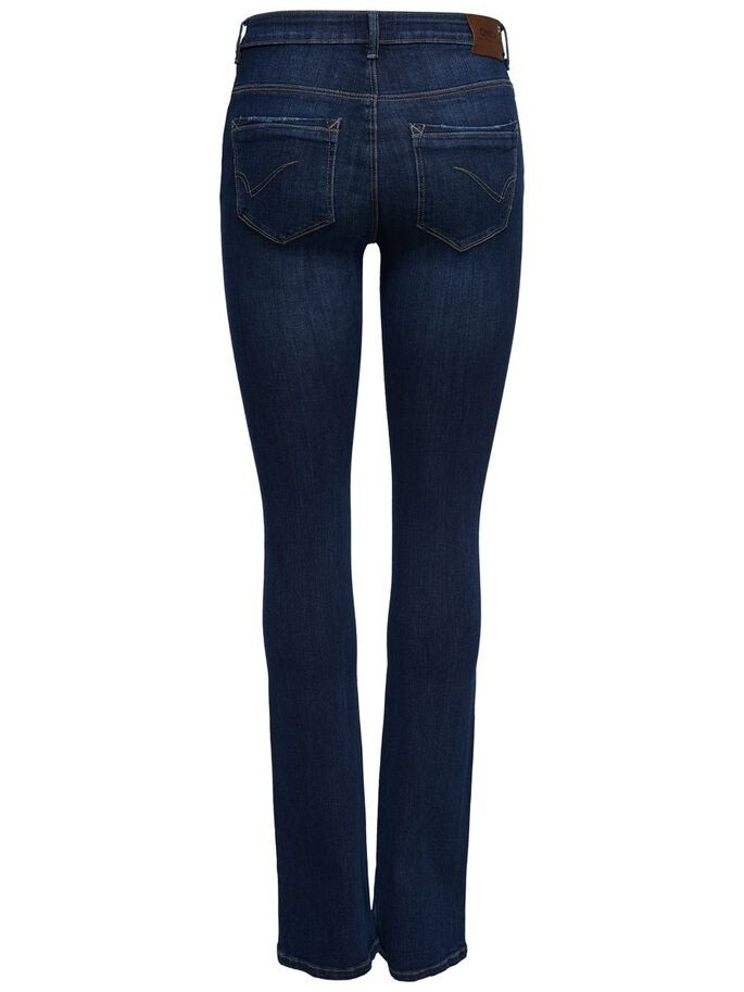 Джинси ONLPAOLA LIFE HW FLARE BB AZGZ878 NOOS 15170664-Dark Blue Denim ONLY L/32 Темно-синій 15170664-Dark Blue Denim
