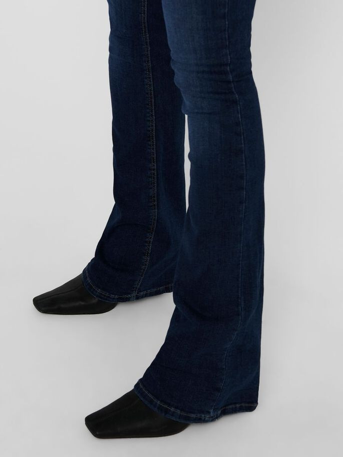 Джинси ONLPAOLA LIFE HW FLARE BB AZGZ878 NOOS 15170664-Dark Blue Denim ONLY L/32 Темно-синій 15170664-Dark Blue Denim
