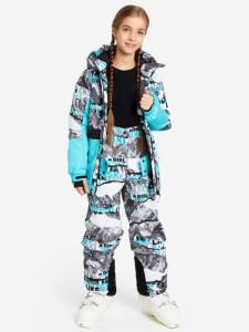 Куртка гірськолижна для дівчаток 117892GSD-A2 Glissade 146-152 (152) Бірюзовий 117892GSD-A2